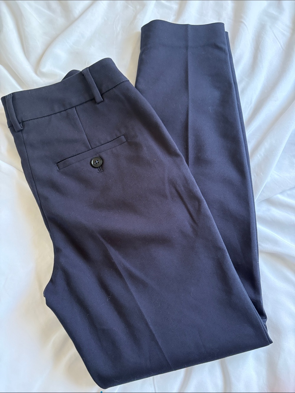 RW&CO. Women's Cropped Dress Pants in Navy